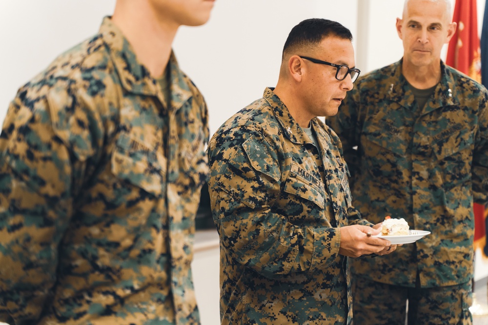 Task Force 61/2 celebrates the 249th Marine Corps Birthday