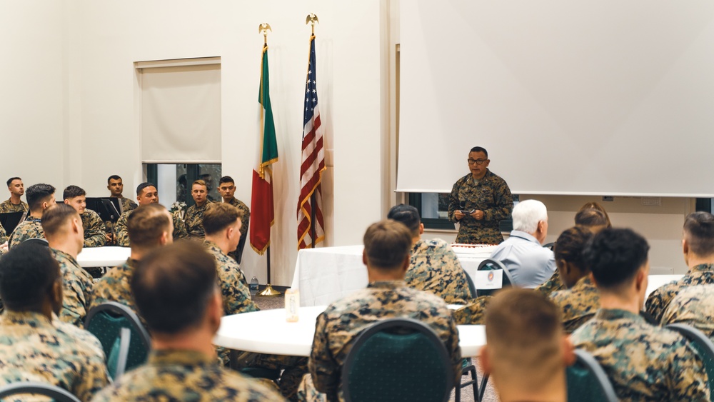 Task Force 61/2 celebrates the 249th Marine Corps Birthday