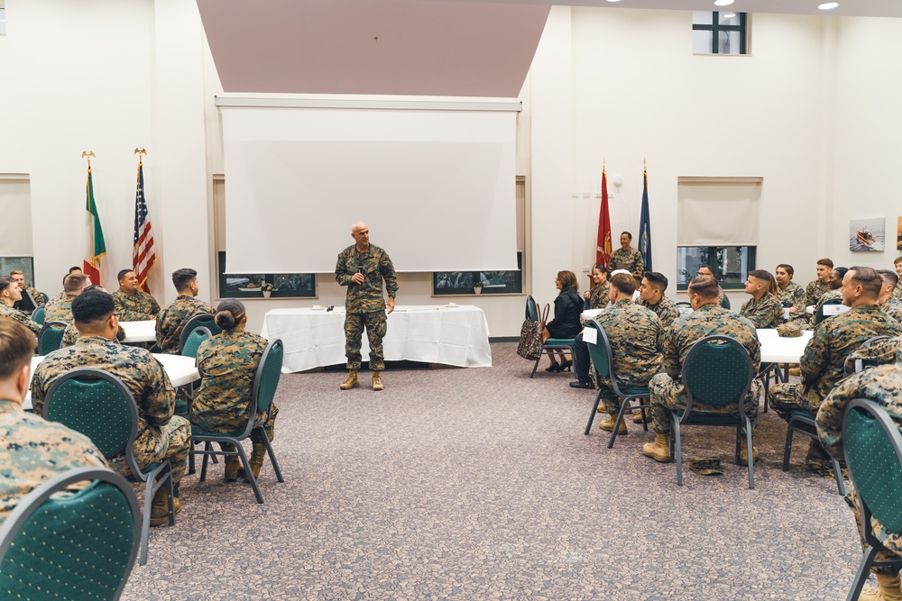 Task Force 61/2 celebrates the 249th Marine Corps Birthday