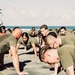 Blue-Green Team: 15th MEU Sergeants, USS Boxer Petty Officers Conduct Flight Deck PT