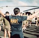 Blue-Green Team: 15th MEU Sergeants, USS Boxer Petty Officers Conduct Flight Deck PT