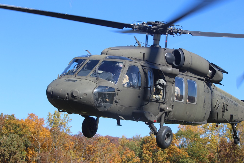 ROTC takes a ride on a UH-60 Black Hawk