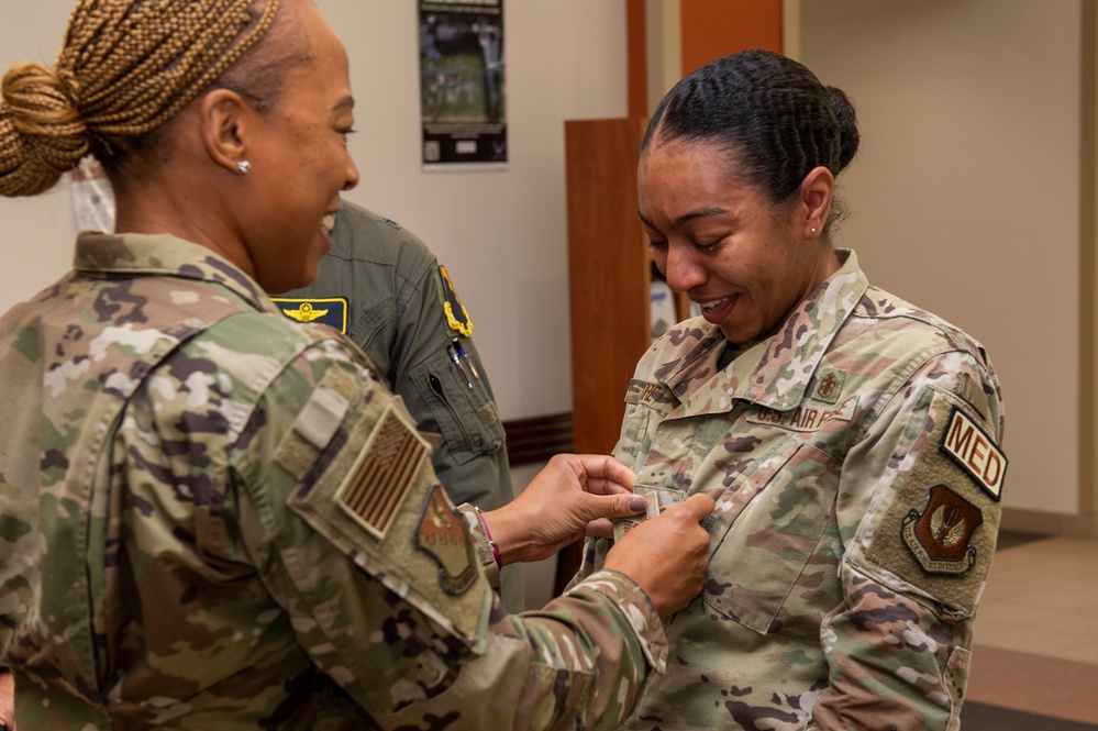 Staff Sgt. Moore receives STEP promotion