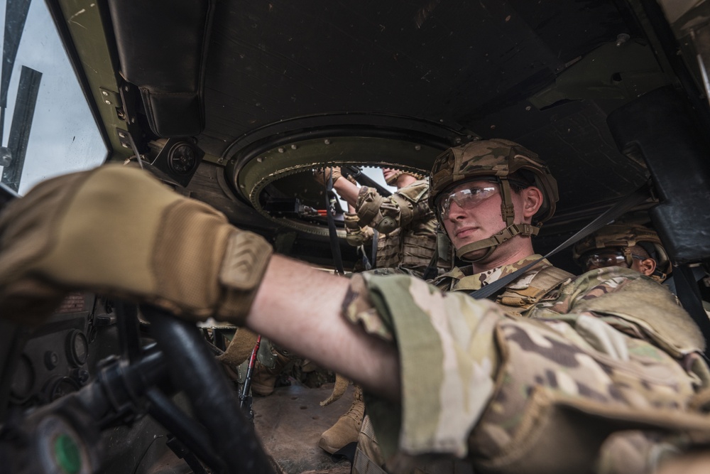 Security Forces trainees learn vehicle tactical deployment