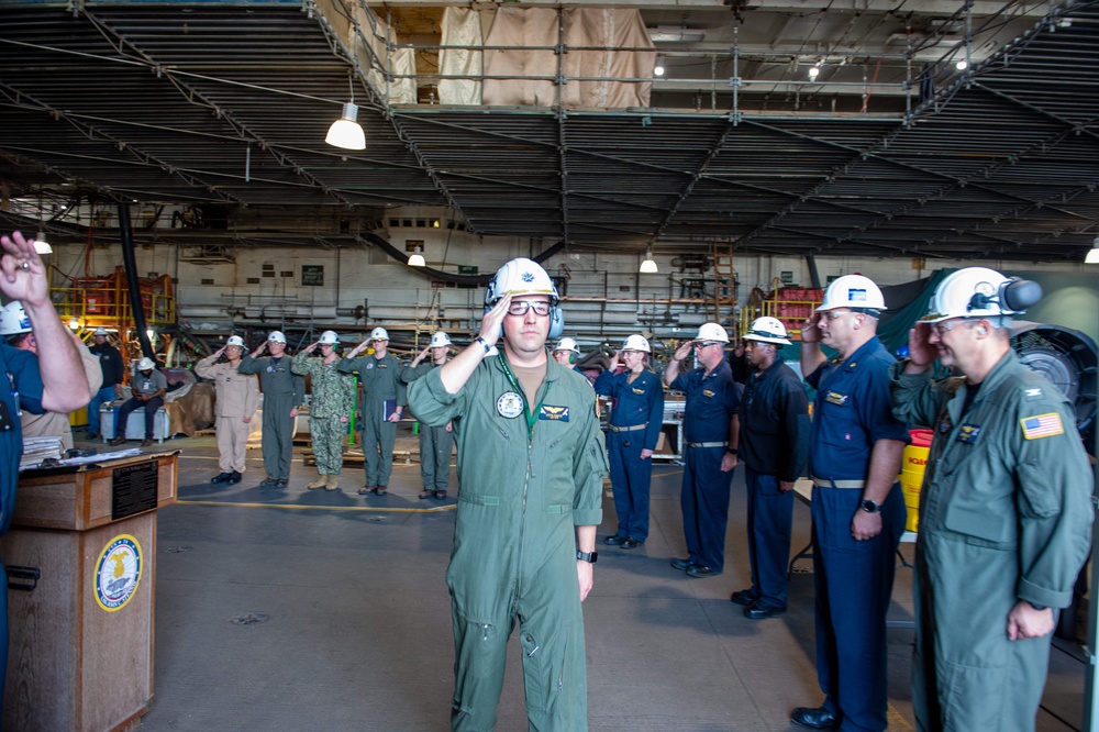 USS John C. Stennis Ring Off