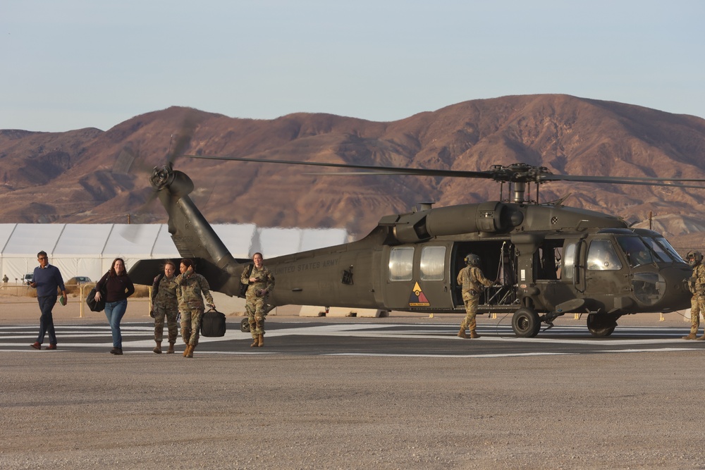 Anges Schaefer Visit to MCLB Barstow