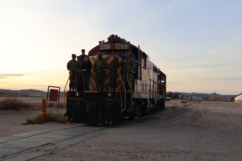 Anges Schaefer Visit to MCLB Barstow