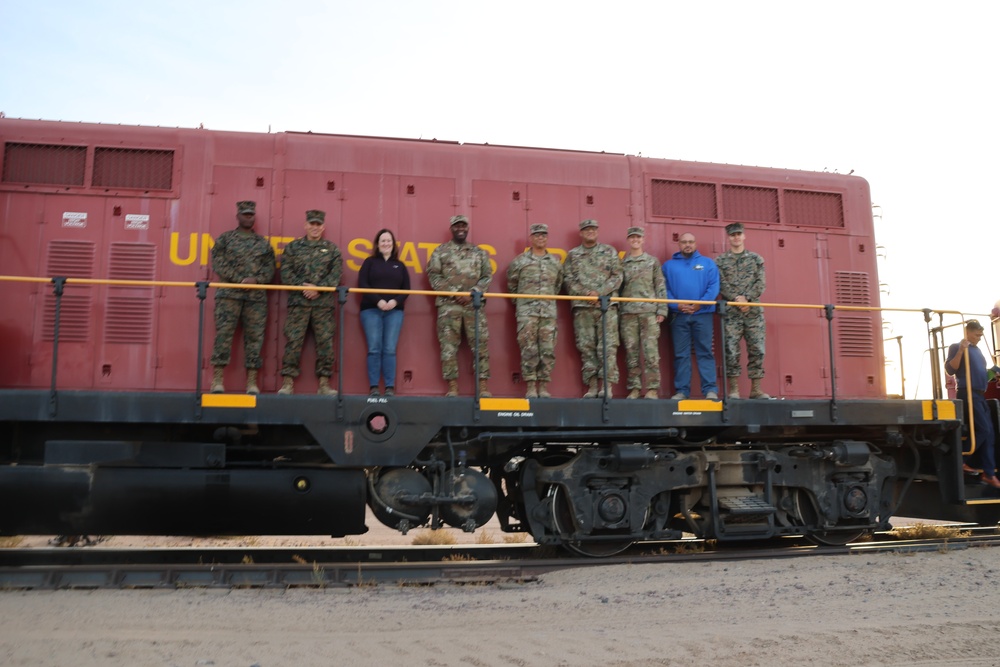 Anges Schaefer Visit to MCLB Barstow