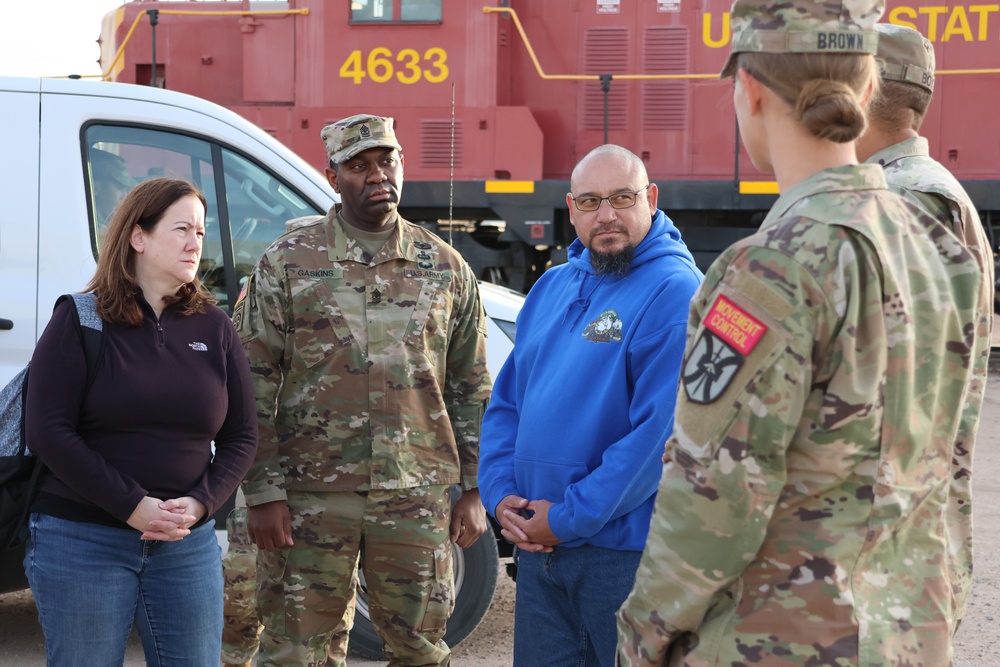 Anges Schaefer Visit to MCLB Barstow