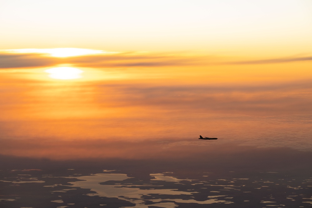 B-52s takeoff for BTF 25-1