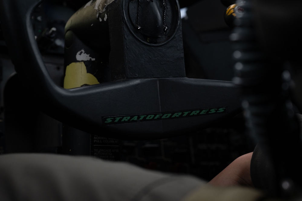 B-52s takeoff for BTF 25-1