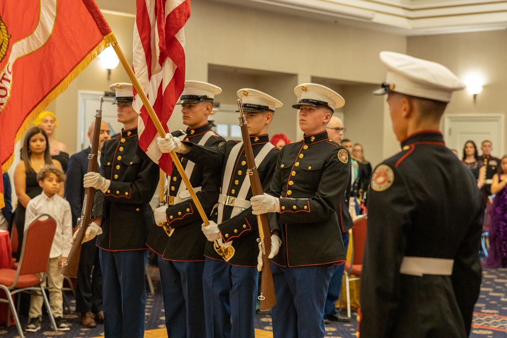 MCCS Marine Family Team Building celebrate the 249th Marine Corps Birthday