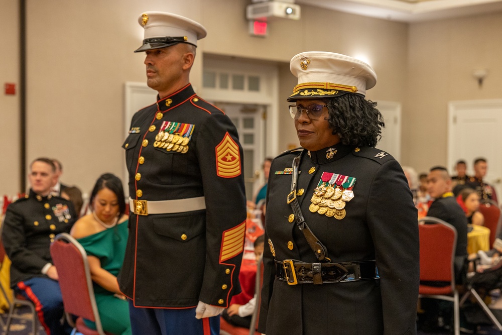 MCCS Marine Family Team Building celebrate the 249th Marine Corps Birthday