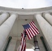 U.S. Flags are Hung in the Memorial Amphitheater in Preparation for the 2024 National Veterans Day Observance