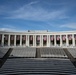 U.S. Flags are Hung in the Memorial Amphitheater in Preparation for the 2024 National Veterans Day Observance