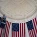 U.S. Flags are Hung in the Memorial Amphitheater in Preparation for the 2024 National Veterans Day Observance