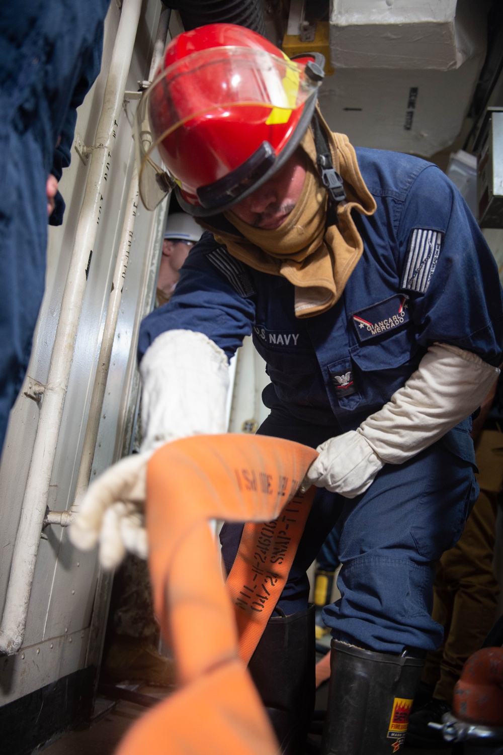 USS John C. Stennis (CVN 74) integrated flooding drill