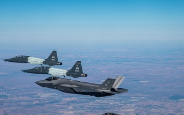 F-35 Formation Flight over Vance Air Force Base