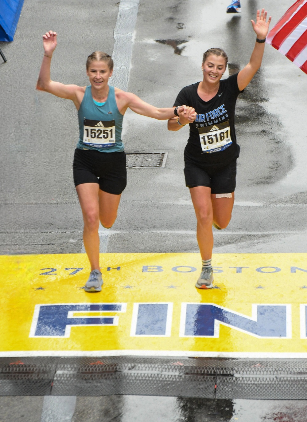 Airman runs Boston in honor of Boston Strong