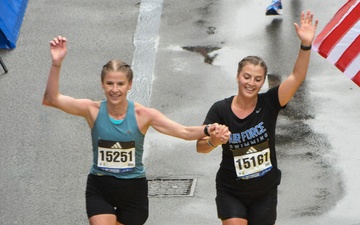 Airman runs MCM, honors fallen during Boston marathon