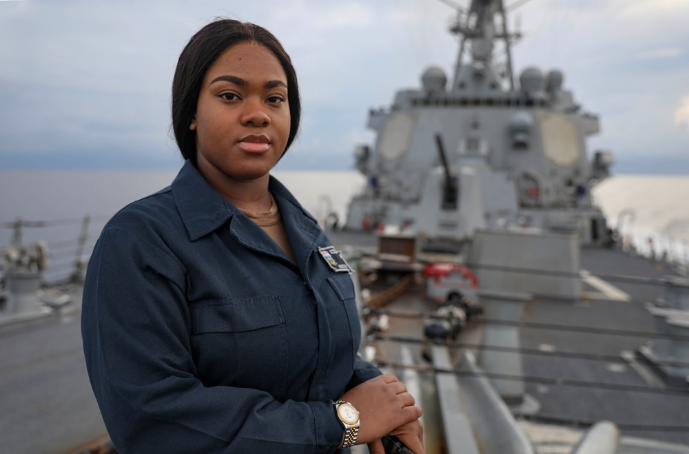 Dominican Republic Native Serves Aboard USS Dewey While Conducting Operations in the South China Sea