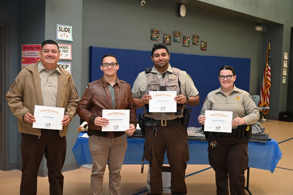 Holloman Elementary School hosts DARE graduation