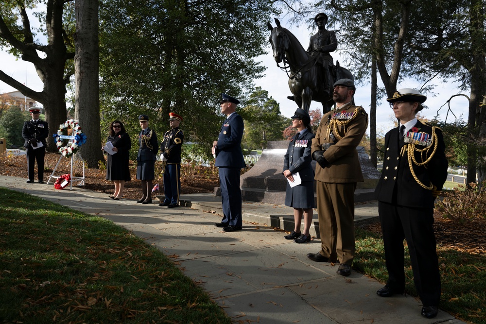 The British Embassy in Washington, D.C. Holds a Remembrance Ceremony at the Gravesite of Sir John Dill