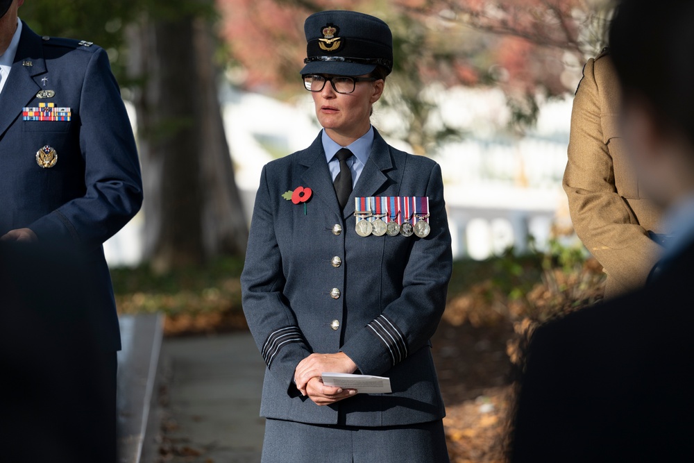 The British Embassy in Washington, D.C. Holds a Remembrance Ceremony at the Gravesite of Sir John Dill