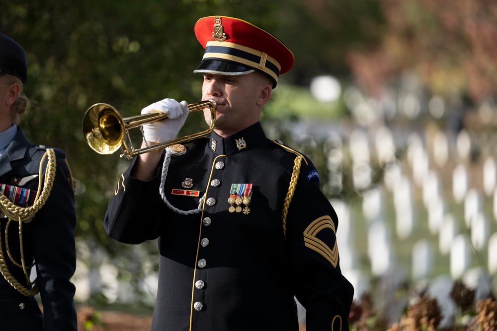 The British Embassy in Washington, D.C. Holds a Remembrance Ceremony at the Gravesite of Sir John Dill