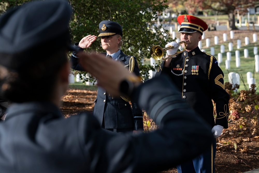 The British Embassy in Washington, D.C. Holds a Remembrance Ceremony at the Gravesite of Sir John Dill