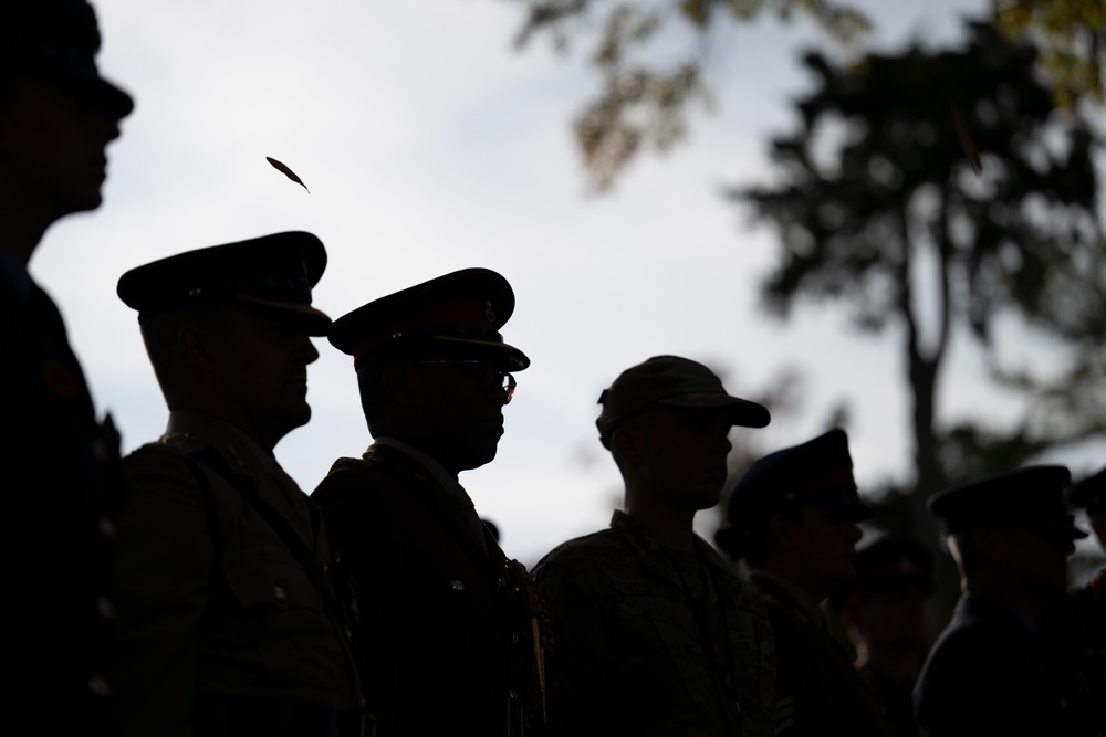 The British Embassy in Washington, D.C. Holds a Remembrance Ceremony at the Gravesite of Sir John Dill