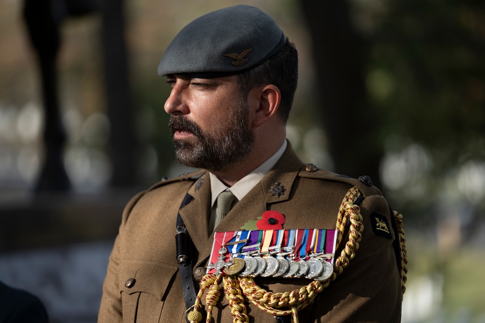 The British Embassy in Washington, D.C. Holds a Remembrance Ceremony at the Gravesite of Sir John Dill