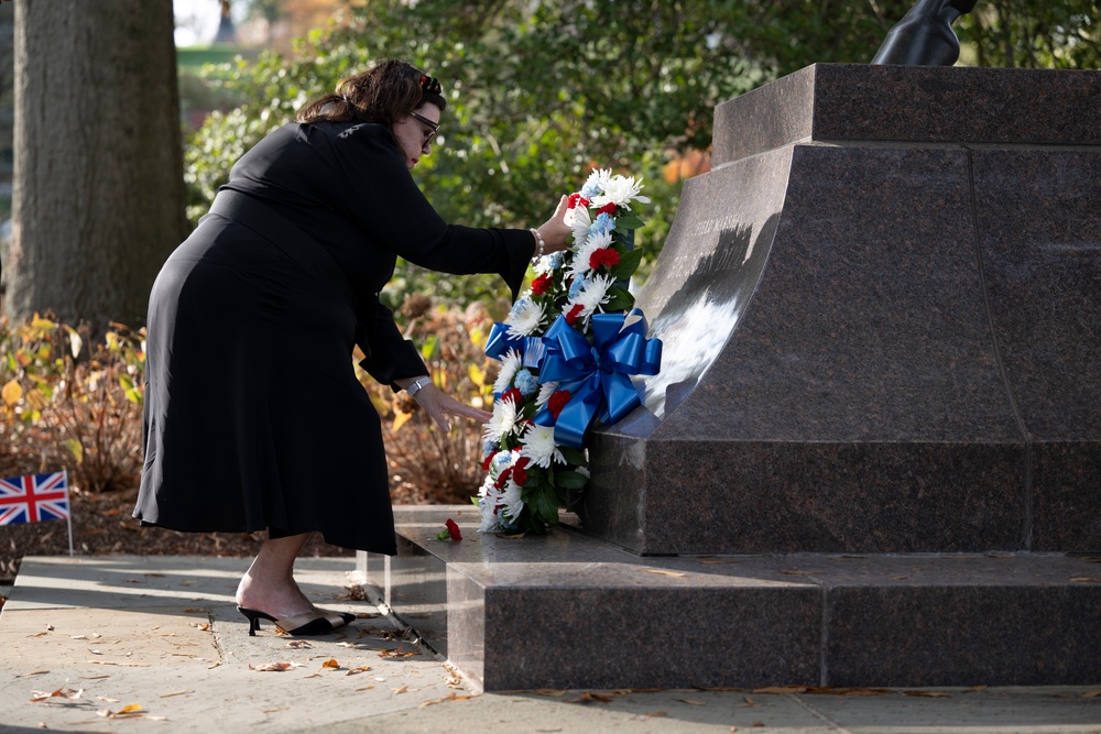 The British Embassy in Washington, D.C. Holds a Remembrance Ceremony at the Gravesite of Sir John Dill