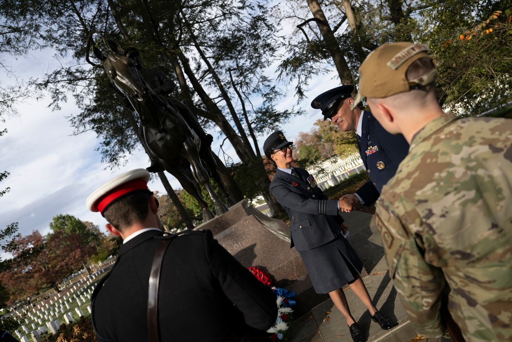 The British Embassy in Washington, D.C. Holds a Remembrance Ceremony at the Gravesite of Sir John Dill