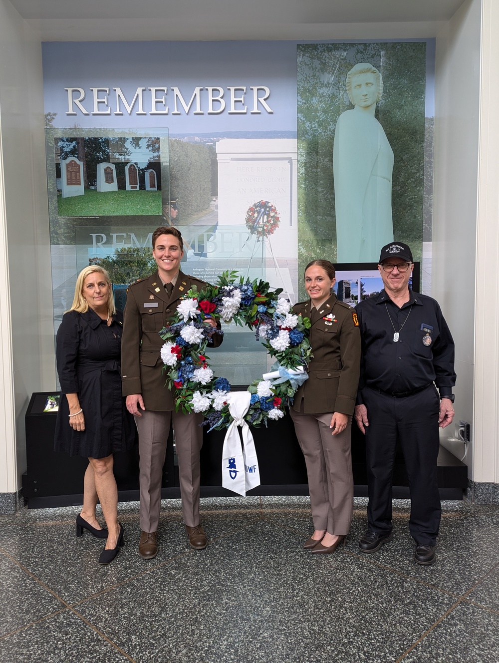 US Army Explosive Ordnance Disposal officers take time to honor fallen EOD heroes