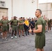 Marines and Sailors with Task Force 51/5 Celebrate the Marine Corps Birthday