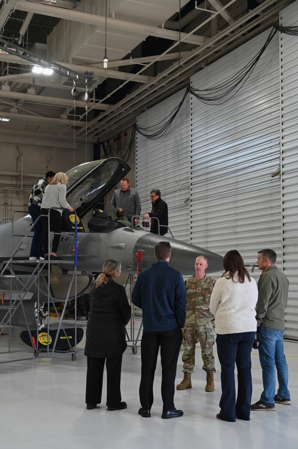 Minnesota, Michigan Air National Guard Conduct Civic Leader Flight