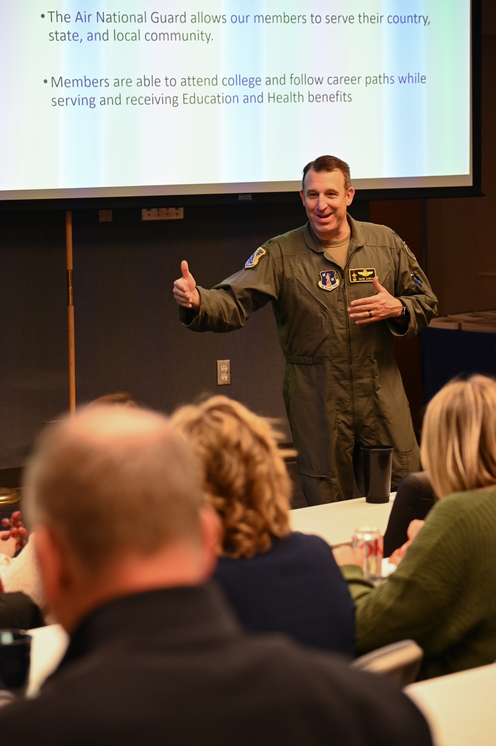 Minnesota, Michigan Air National Guard Conduct Civic Leader Flight