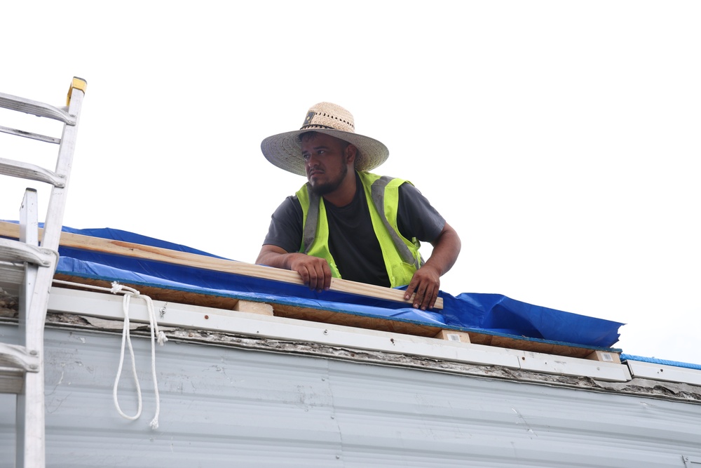 Hurricane Milton Response: Blue Roof Installation