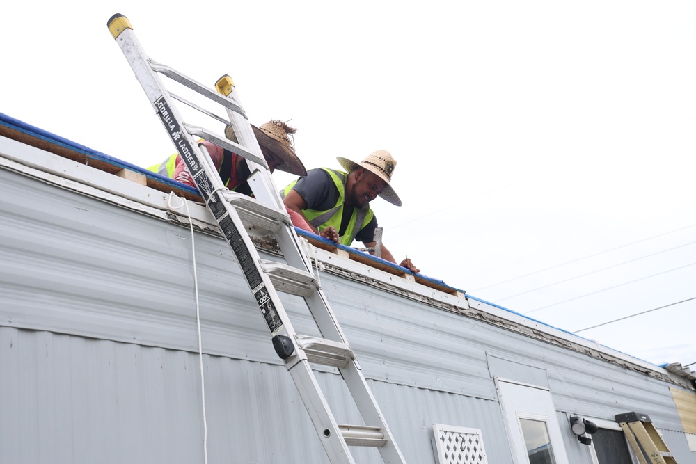 Hurricane Milton Response: Blue Roof Installation