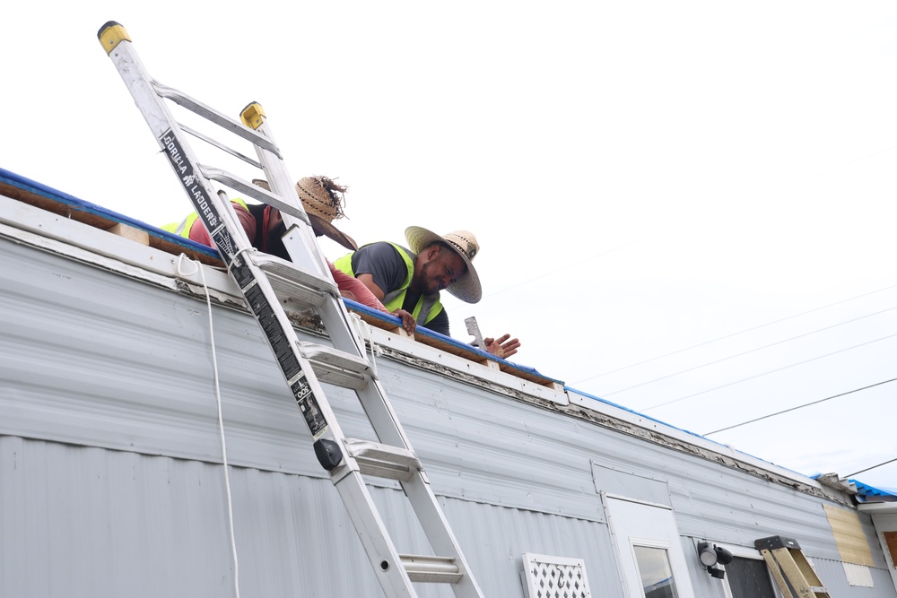 Hurricane Milton Response: Blue Roof Installation