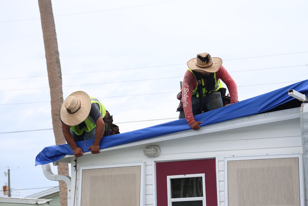 Hurricane Milton Response: Blue Roof Installation