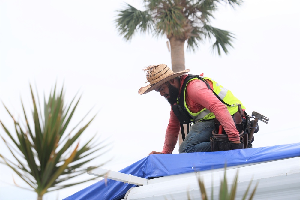 Hurricane Milton Response: Blue Roof Installation