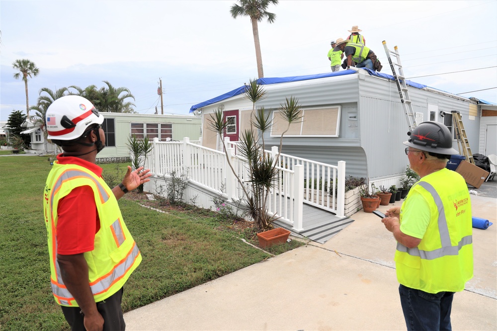 Hurricane Milton Response: Blue Roof Installation