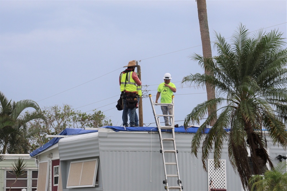 Hurricane Milton Response: Blue Roof Installation