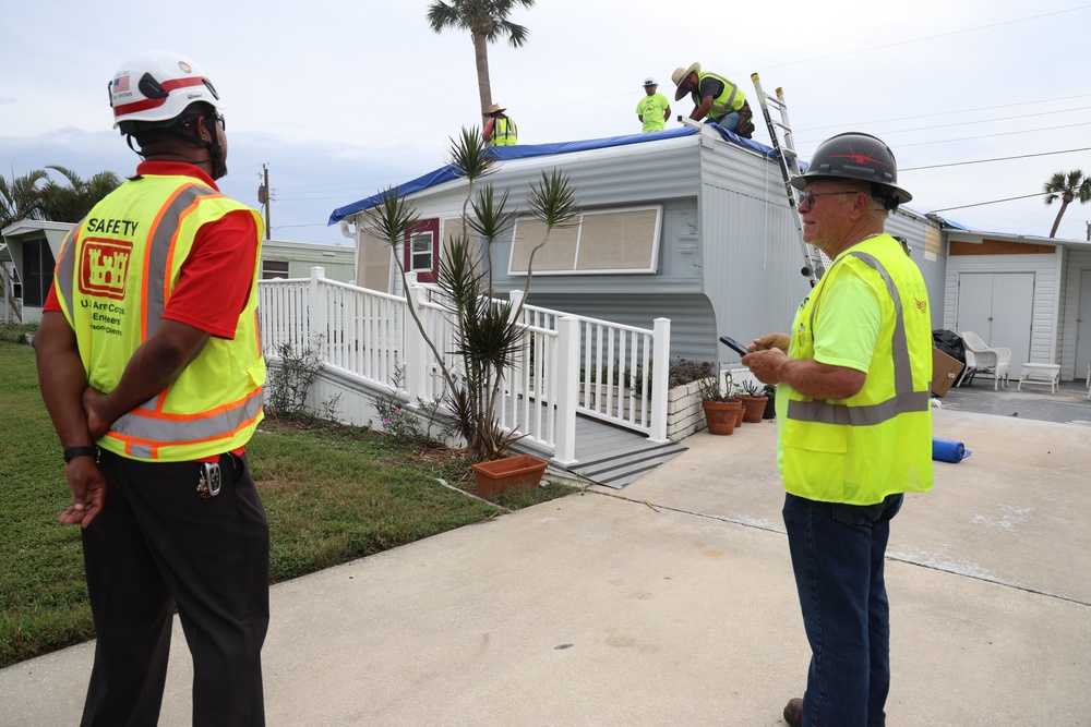 Hurricane Milton Response: Blue Roof Installation