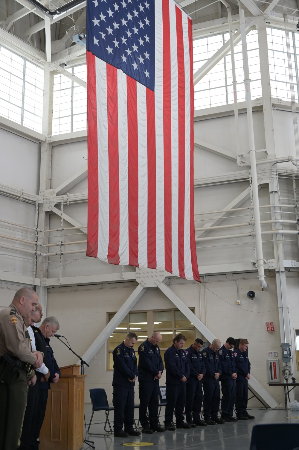 Wing pinning ceremony in the TN-HART partnership