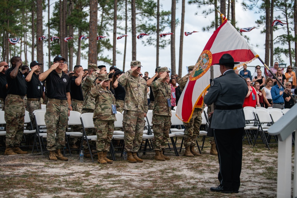 Department Of Corrections Held Ceremony Thanking FL National Guard Members For Support