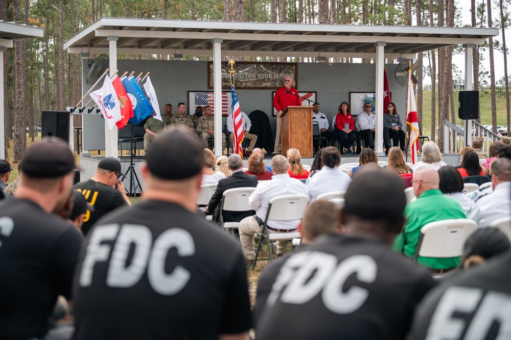 Department Of Corrections Held Ceremony Thanking FL National Guard Members For Support