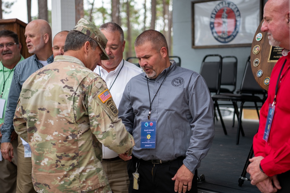 Department Of Corrections Held Ceremony Thanking FL National Guard Members For Support